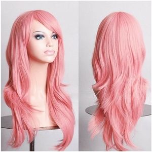 PINK WIG~35 INCHES/ 80 CM~ NEW